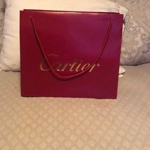 Cartier shopping bag